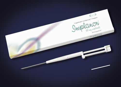 Implanon Hormonstaebchen